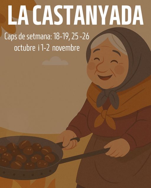 🍁La Castanyera ens visita a la granja!🍁Aquest octubre i novembre la Castanyera 🌰 arriba carregada de cançons, rialles i bones vibracions!Després del nostre divertit Toca-Toca 🐰🐔🐷, ballarem 💃, cantarem 🎶 i passarem una estona genial amb ella!📸 No oblidis fer-te una foto amb la Castanyera al fotocall!T’esperem els caps de setmana:📅 18-19 i 25-26 d’octubre📅 1-2 de novembreVine a gaudir de la tardor amb nosaltres a la granja! 🍂🐮#LaCastanyera #LaGranja #Tardor #Castanyada #Diversió #Família #Animals #ActivitatsInfantils #GranjaEscola